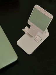 Універсальний тримач підставка Folding desktop phone stand для мобільного телефону зелений фото від покупців 5