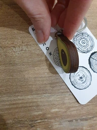 Деревянный брелок Craft Pins Авокадо (CU-00951)