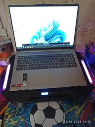 Охолоджувальна підставка для ноутбука XOKO NST-051 RGB Black фото от покупателей 1