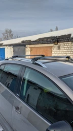 Поперечки на дах автомобіля для рейлінгів Turtle AIR 1 Чорний фото від покупців 3