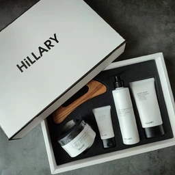 Подарочный набор шелкового ухода за телом с деревянным скребком Hillary Perfect Silk Body Care + Gua Sha: Кремовый скраб-антистресс + Крем-гель для душа + Крем для рук и ногтей + Увлажняющий лосьон-бустер M-11-382 фото от покупателей 14
