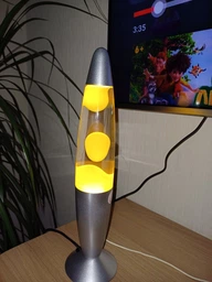 Настольная Лава лампа с воском LAVA LAMP 34,5см Зеленая фото от покупателей 9