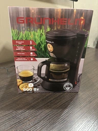 ЕЛЕКТРОКАВОВАРКА GRUNHELM GDC06 0,6Л, 600 ВТ ЧОРНІЙ фото від покупців 7