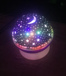 Проектор звездное небо ночник Star Master Dream TOPA круглый вращающийся Голубой