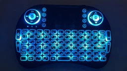 Клавиатура мини с тачпадом и подсветкой для Android Smart TV BOX UKC MWK08/i8 LED Черная