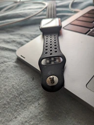 Ремешок для Amazfit BIP | Bip Lite | Bip U / Pro/ Mini | GTS | GTS 2 /3 | Gtr 42mm силиконовый перфорированный 20мм Черно Белый BeWatch (1010112) фото от покупателей 4