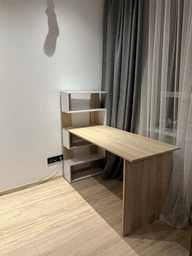 Стіл комп'ютерний з поличками лівоворуч RedWood Ванкувер Ш1416*В1226*Г600 Дуб сонома/Білий RLST24sonomawhite фото від покупців 10