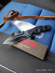 Нож складной RZTK Defender Black фото от покупателей 18