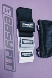 Резинки EasyFit тканевые для фитнеса и спорта комплект из 3 шт EF1820TK (56002894) фото от покупателей 4