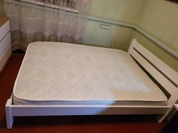 Двуспальная Кровать из дерева сосна 120*200 Престиж MECANO цвет Белый 19MKR021 фото от покупателей 4