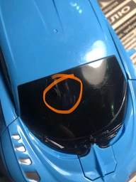 Машинка трансформер Robot Car Bugatti радиоуправляемая Синий фото от покупателей 3