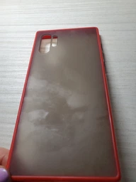 Чехол Matte Color на Samsung Galaxy Note 10 Plus красный