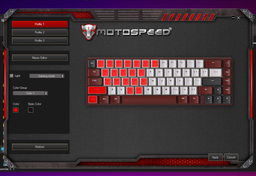 Клавіатура механічна ігрова Motospeed BK-67 Wireless Red-White Outemu Switch Red фото від покупців 4