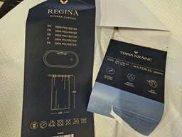 Тканинна штора для ванної кімнати REGINA Розмір 200х180