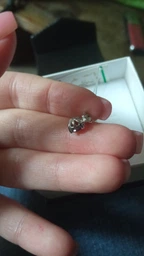 Серебряная подвеска с гранатом 0.595ct (2140054) фото от покупателей 1