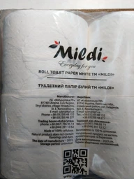 Туалетная бумага Mildi Pro Expert 50 метров 435 отрывов 2 слоя 6 рулонов (4820032450903) фото от покупателей 7