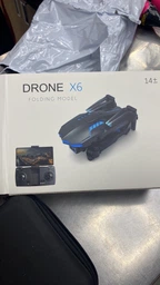 Квадрокоптер RC X6 Дитячий з 4K камерою FPV запобіганням перешкод, до 15 хвилин польоту + кейс фото від покупців 3