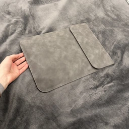 Чохол конверт для ноутбука з Еко-замші DDC для Macbook Air Pro 13"-14" Сірий (DDC-PU06) фото від покупців 1
