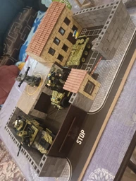 Керамический конструктор Военная база 920 дет фото от покупателей 2
