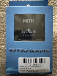 ​Конвертер AV на HDMI, RCA HDMI з додатковим живленням USB чорний (AV2HDMI) фото від покупців 1