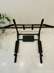 Турник PullUp 3в1 настенный плюс брусья с упором для пресса 4 хвата разборной черный (P3043) фото от покупателей 10