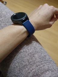 Силіконовий ремінець BeCover для Samsung Galaxy (20mm)/Watch 5/ Watch 4 40/44mm/Watch 4 Classic 42mm/Watch Active/Active 2 40/44mm/Watch 3 41mm/Gear S2/Classic/Gear Sport Blue-Horizon (BC_706179) фото від покупців 3