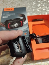 Налобный фонарь аккумуляторный VIDEX VLF-H025C 310Lm 5000K светодиодный фонарик на голову черный фото от покупателей 18