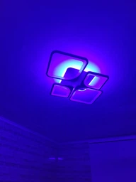 Люстра світлодіодна 517 Light 3color з пультом 120Вт Хром (01738)
