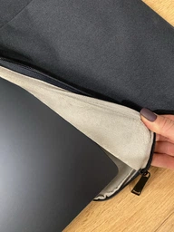 Чохол-сумка для ноутбука макбука MacBook Air/Pro M1 M2 14-15.4" -16" Темно-синій фото від покупців 6