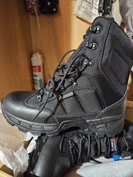 Берці зимові чоловічі тактичні черевики непромокаючі M-tac Thinsulate Black розмір 46 (30.5 см) високі з утеплювачем фото від покупців 1