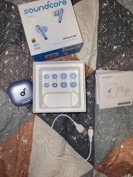 Навушники Anker SoundCore Liberty 4 NC Clear White (A3947G21)
