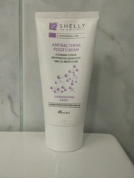 Антибактериальный крем для ног Shelly с ионами серебра, экстрактом зеленого чая и ментолом 45 мл (4823109403932)