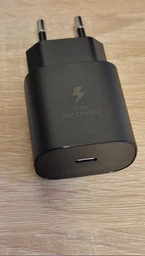 25W швидка зарядка для Samsung Galaxy Super Fast Charging PD type-C Power Adapter EP-TA800.1, зарядний пристрій чорний.
