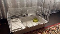 Клетка для морских свинок и грызунов Ferplast Cavie 80 77х48х42 см Белая с домиком (57054401) фото от покупателей 3