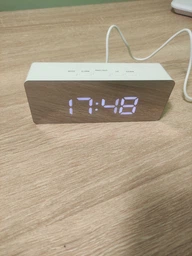 Настольные часы с будильником Beluck Mirror Clock 1 фото от покупателей 5