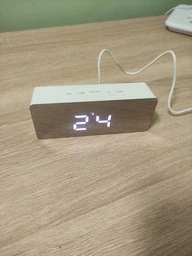 Настольные часы с будильником Beluck Mirror Clock 1 фото от покупателей 4