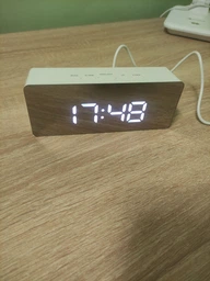 Настольные часы с будильником Beluck Mirror Clock 1 фото от покупателей 2