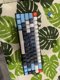 Клавиатура беспроводная Keychron K6 68 Key Gateron Blue White LED USB/Bluetooth (ENG/RU) Black (K6O2_Keychron)