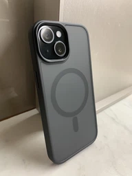 Чохол TPU+PC Armour Metal Guard Buttons with MagSafe Colorful Case для Apple iPhone 15 (6.1") Navy Blue