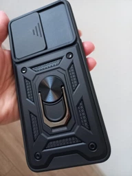 Чохол Camshield з кільцем-підставкою на OPPO A57S black фото від покупців 1