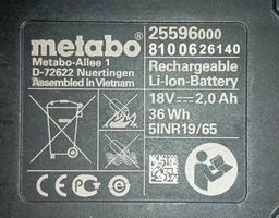 Аккумуляторна сабельная пила Metabo SSE 18 LTX Compact (602266890) фото от покупателей 2