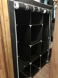 Складной тканевый шкаф для одежды и обуви 175х130х45 см Storage Wardrobe каркасный шкаф для одежды
