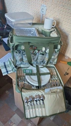 Набор для пикника Ranger Camper Lux НВ6-520; 6-ть персон. Туристическая посуда Рейнджер RA 9902. фото от покупателей 2