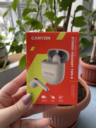 Навушники Canyon TWS-6 Beige (CNS-TWS6BE) фото від покупців 5