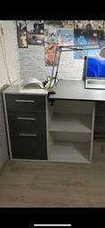 Офисный стол Doros Т8 100х83х75 см Белый/Дуб Артизан (41516060) фото от покупателей 10