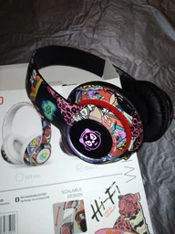 Беспроводные наушники Headset I750 – LED-подсветка, Bluetooth, MicroSD, FM-радио Черные фото от покупателей 3