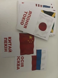 Карточки Домана "Флаги стран мира со столицами" на украинском языке, 40 шт фото от покупателей 5