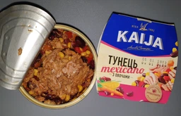 Тунець з овочами Kaija Mexicano 185 г (4751007733144)