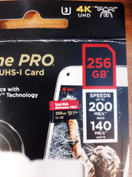Карта памяти SanDisk Extreme Pro microSDXC 256GB UHS-I U3 + SD адаптер (SDSQXCD-256G-GN6MA) фото от покупателей 2