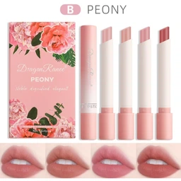 Набор помад Dragon Ranee Peony Matte Lipstick Set 4 шт